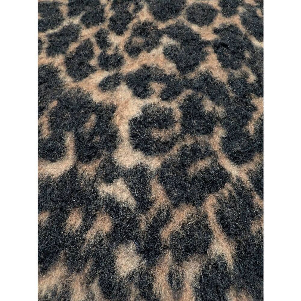 Talbots Fuzzy Wool Blend Leopard Print Pencil Ski… - image 4